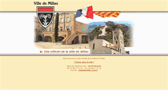 Desktop Screenshot of mairie-millas.fr